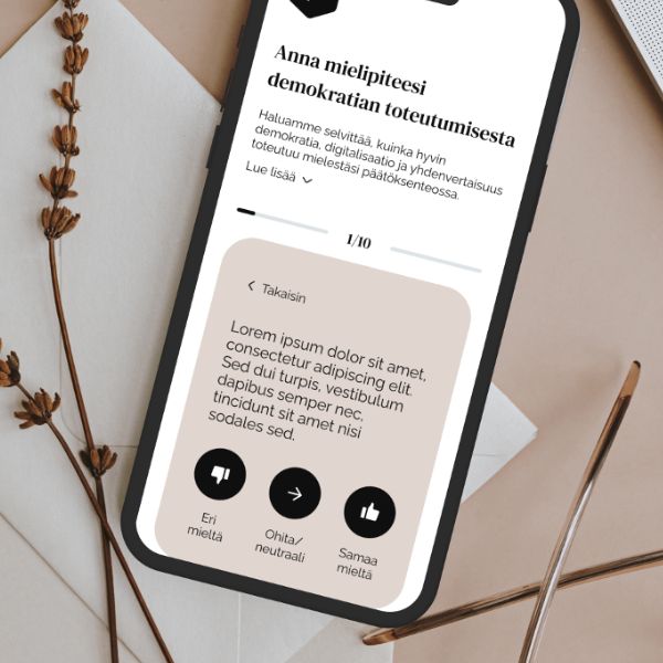 Voxit käyttöliittymä